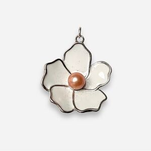 925 Sterling Silver Pendant Pearl